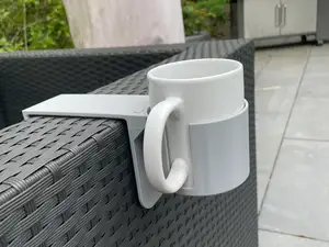 Cup/Glas holder for Rattan armrest