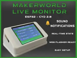 Makerworld Live Monitor ESP32
