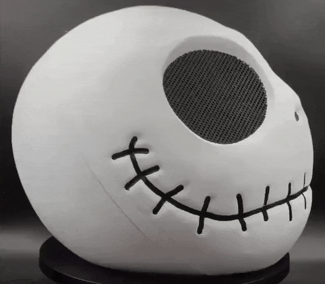 Jack Skellington Full Head Mask w/ Magnet Latch