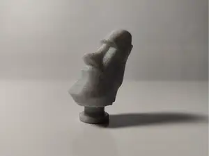 Moai croc charm