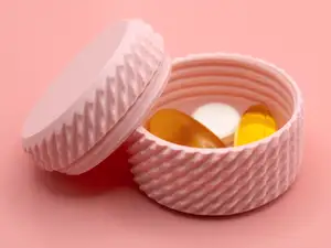 Travel Modern Pill Canister by Pork3D.com