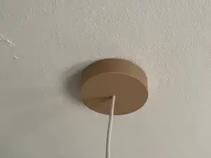 Minimalist Ceiling Canopy for Pendant Lights