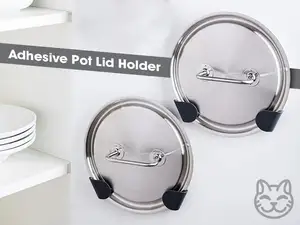 Adhesive Pot Lid Holder