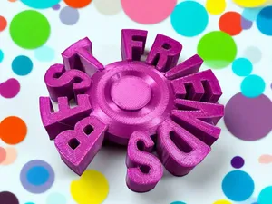Best Friends Fidget Spinner Toy Gift