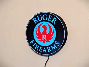 Ruger Firearms Logo LED Lightbox Display