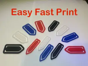 paper clip book clip bookmark quick print 3 sizes