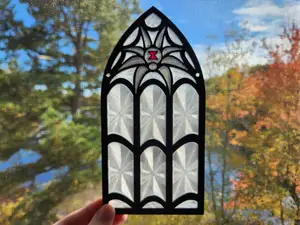"Webby" Gothic Window Suncatcher/Ornament