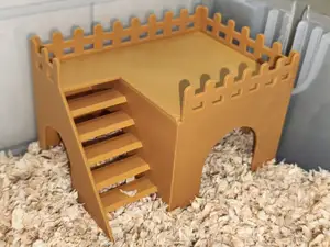 宠物仓鼠双层栅栏屋