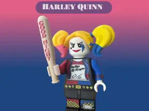 Harley Quinn Brick Figure 500%