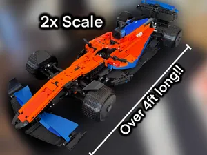 2022 Technic McLaren F1 Brick Model - 1x, 2x Scale