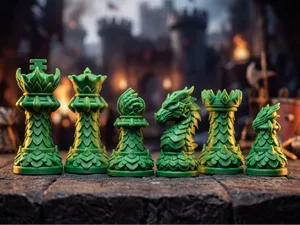 Dragon Staunton Chess Set