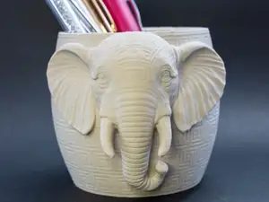 Elephant Pen Organizer / Planter