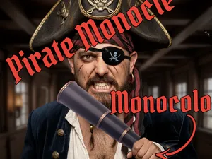 Pirate spyglass for pirate costume carnival party
