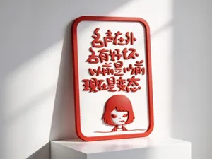 名声在外 名有好坏-工位好运摆件-办公室桌面装饰