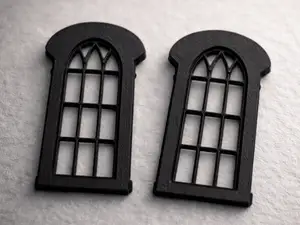 Miniature Victorian Dollhouse Window