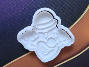 Clown Cookie Cutter Playdoh Stamp Circus Comedy