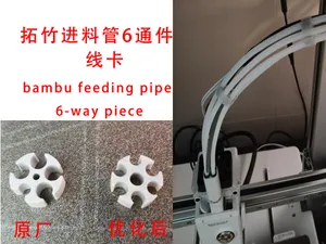 拓竹A1线卡 进料管电源线固定 喉管 A1mini