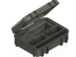 Rugged box for 2 dji osmo action 4 and 5