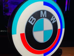 BMW anniversary roundel lightbox