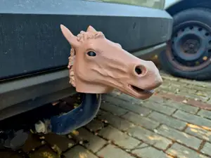 Horse Head Hitch Ball cover