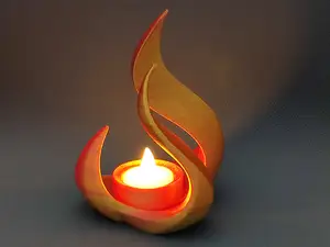 Wild Flame - LED tea light holder - no supports