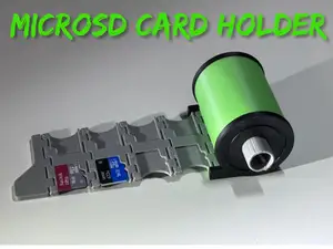 35mm film roll microSD card holder