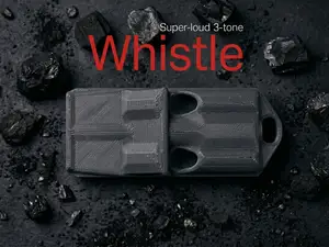The Thunderstorm: Super Loud 3 tone Whistle