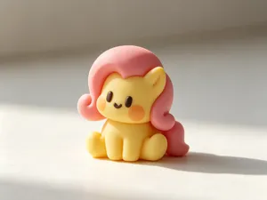 柔柔-小马宝莉孩之宝pinky-儿童女孩涂色玩具