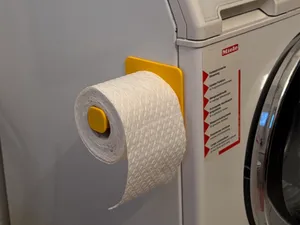 No-Drill Minimalist Toilet Paper Holder