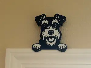 Miniature Schnauzer Door Topper