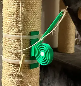 Print in Place Spiral Cat Toy for Scratching Post