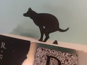 Pooping Dog Bookmark