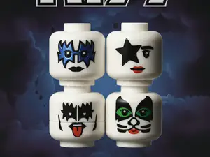 Big Brick Kiss Heads