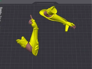 Aries - Saint Seiya gold knight - female V2 - Arms