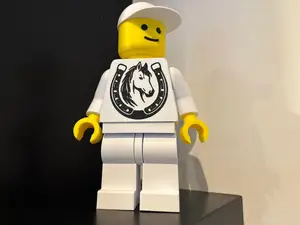 Brickman Hufeisen und Pferd 20cm Figur 500%