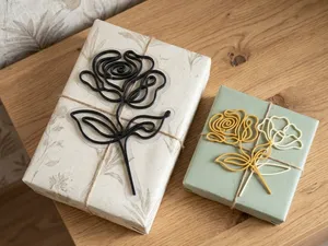 Gift Decor - Rose Line Art