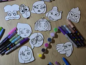 Inside Out Coloring Craft Set Creative DIY
