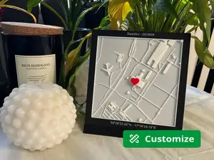 Map to my heart - Personalized 3D City map