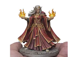 Female Elf Sorcerer Miniature