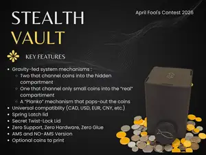 Stealth Vault: Modern piggy bank /Hidden Mechanics