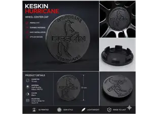 Tapa de Buje 70mm Estilo Keskin Hurricane