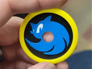 Sonic Logo Arcade Joystick Dust Cover