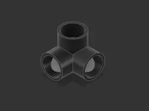 3/4in PVC 3 corner 90