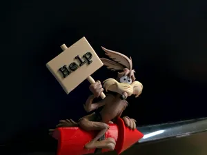 Monitor Looney Tunes Coyote