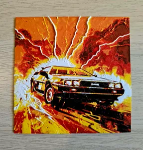 Delorean - Back to the Future Lightning Hueforge