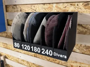 Modular Sandpaper Organizer for 150mm / 6" Discs