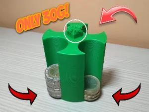 Euro Coin Bank 2–1–0.50–0.20 | Compact & Practical