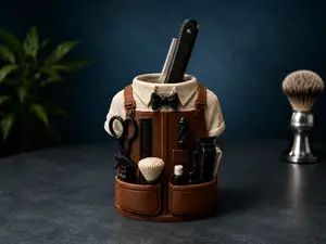 Barber Pencil Holder & Razor Holder
