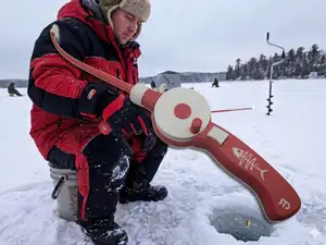 Ice/boat fishing rod (classic design)