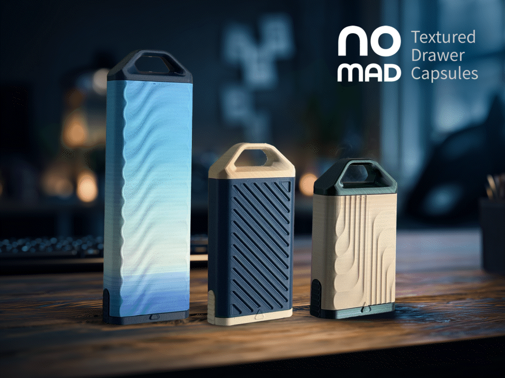 Nomad Textured Drawer Capsules (XS, S, M)